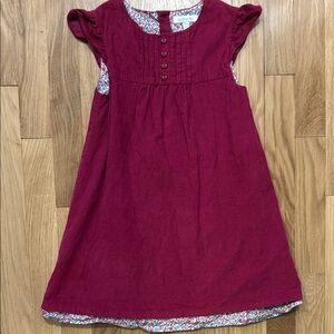 Charming Burgundy Kids Dress